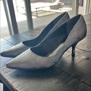Dress Barn Juliet Silver Classic Heels 7.5W